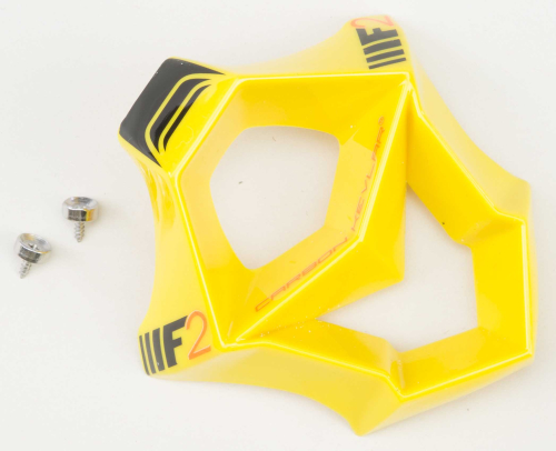 Fly Racing - Fly Racing Mouthpiece for F2 Carbon Helmets - Yellow/Orange/Blue Short - 73-4575