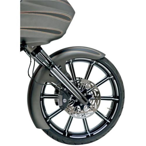 Arlen Ness - Arlen Ness Hot Legs Single Disc Fork Leg Set - Deep Cut - Chrome - 06-524