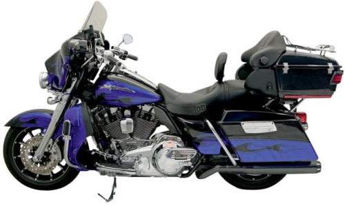 Bassani Manufacturing - Bassani Manufacturing Pseudo Left Side Road Rage II B1 Muffler - Black Ceramic with Black End Cap - 1F39RB