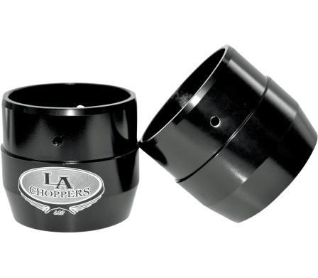 LA Choppers - LA Choppers LAC Style 4in. End Cap - Gloss Black - LA-1092-42B