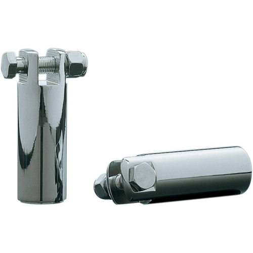 Kuryakyn - Kuryakyn 3 1/2in. Extended Peg Mounts - 1/2in.-13 Mounting Bolt - Chrome - 8088