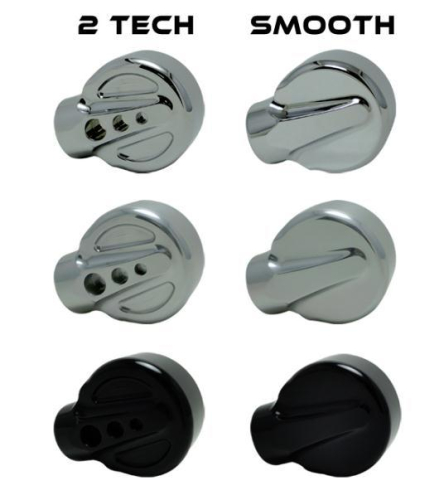 Joker Machine - Joker Machine Concealed Bar End Mirror - 2 Tech - Chrome-Plated - 09-327C