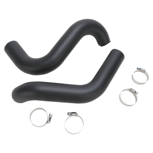 Bassani Manufacturing - Bassani Manufacturing Heat Shields for Road Rage 2-Into-1 B1 Exhaust System - Black - HS-1XR8R