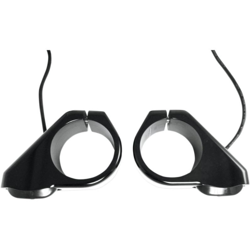 Joker Machine - Joker Machine LED Fork Mount Marker Lights - 41mm - Black - 05-49-2B