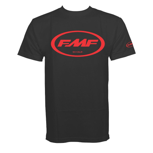FMF Racing - FMF Racing Classic T-Shirt - F211S18103RDL - Black/Red - Large