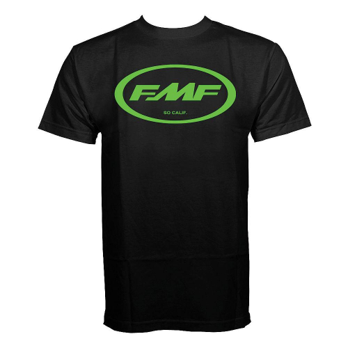 FMF Racing - FMF Racing Classic T-Shirt - F211S18103GNM - Black/Green - Medium