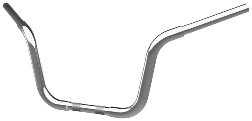 Khrome Werks - Khrome Werks 1in. Stretch Heritage Handlebar - Dimpled and Drilled - Chrome - 300043