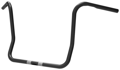 Khrome Werks - Khrome Werks 1in. Ape Hanger Handlebar - Drilled - Black - 300825