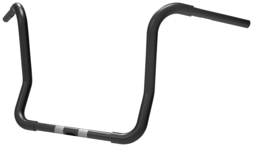 Khrome Werks - Khrome Werks 1-1/4in. Fat Ape Hanger Handlebar - 14in. - Black - 300831