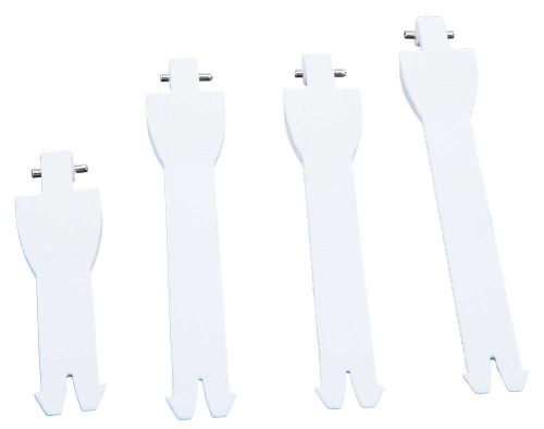 Fly Racing - Fly Racing 4pc. Strap Kit for Kinetic/Maverick Boots - White - 360-5066