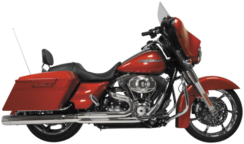 Rush Exhaust - Rush Exhaust Reaper 2:1 Stepped Header Full System - 2.50in. Baffle - Chrome - 8050S-250