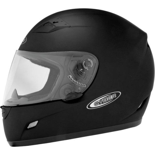 Cyber Helmets - Cyber Helmets US-39 Solid Helmet - 640720 - Flat Black - X-Small