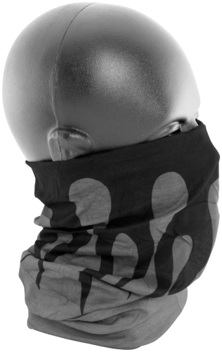 Zan Headgear - Zan Headgear Motley Tube - T115 - Black Flames Gray - OSFM