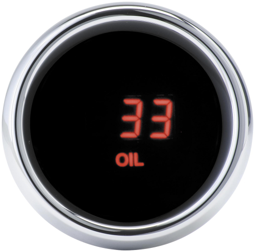 Dakota Digital - Dakota Digital MCL-3000 Oil Pressure Gauge - Red - MCL-3K-OIL-R