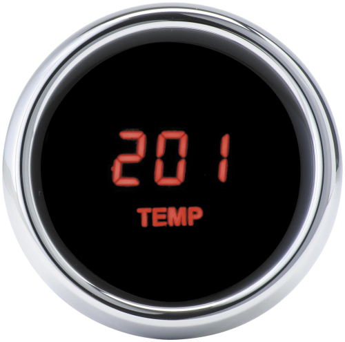 Dakota Digital - Dakota Digital MCL-3000 Oil Temperature Gauge - Red - MCL-3K-TMP-R