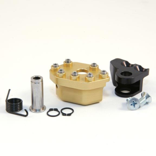 Hammerhead Designs - Hammerhead Designs Rotating Rear Brake Lever Tip and Connector - Gold - 02-0000-36-50