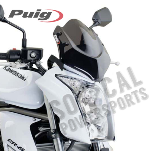 PUIG - PUIG New Generation Sport Windscreen - Dark Smoke - 4950F