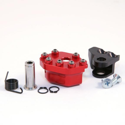 Hammerhead Designs - Hammerhead Designs Rotating Rear Brake Lever Tip and Connector - Red - 02-0000-36-10