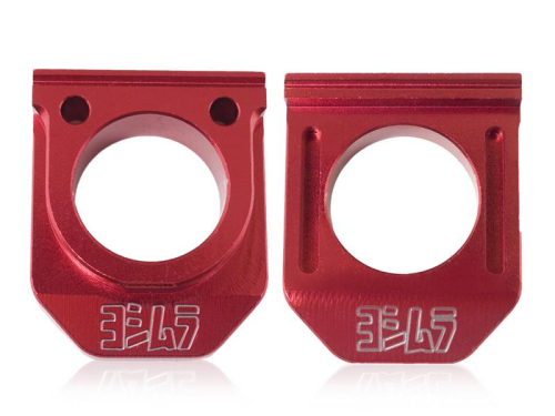 Yoshimura - Yoshimura Rear Axle Adjuster Blocks - Red - 010RD234800