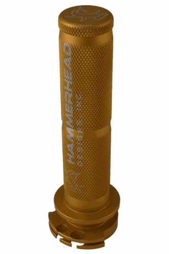 Hammerhead Designs - Hammerhead Designs Aluminum Throttle Tube - Gold - RMZTT