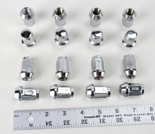 Douglas Wheel Tire - Douglas Wheel Tire Lug Nuts - 12mm x 1.25mm - Standard - Chrome - 952-96K