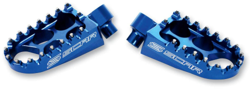 Scar Racing - Scar Racing Standard Footpegs - Blue - 1211B