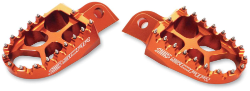Scar Racing - Scar Racing Evolution Racing Footpegs - Orange - 5510OR