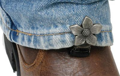 Ryder Clips - Ryder Clips Stirrup/Strap Boot Clip - Flower - FWS-FC