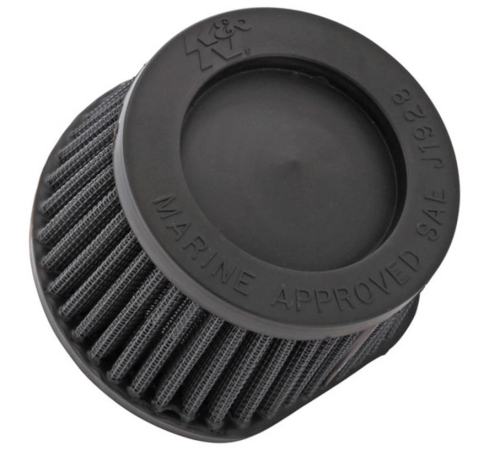 K&N Engineering - K&N Engineering Racing Flame Arrestor - Single Flange - Black - 59-2042RK