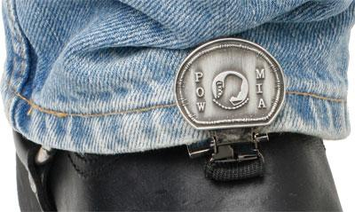 Ryder Clips - Ryder Clips Stirrup/Strap Boot Clip - POW/MIA - PMS-FC