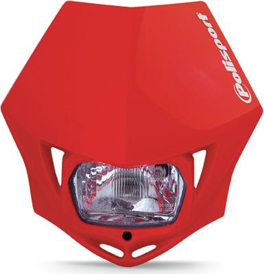Polisport - Polisport MMX Universal Headlight - Red - 8663500006