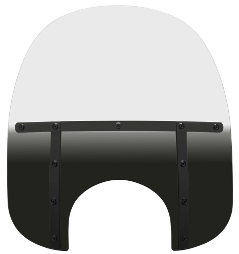 Memphis Shades - Memphis Shades Memphis Fats Windshield (9in. Cutout) - 17in. - Night Shades - MEB3621