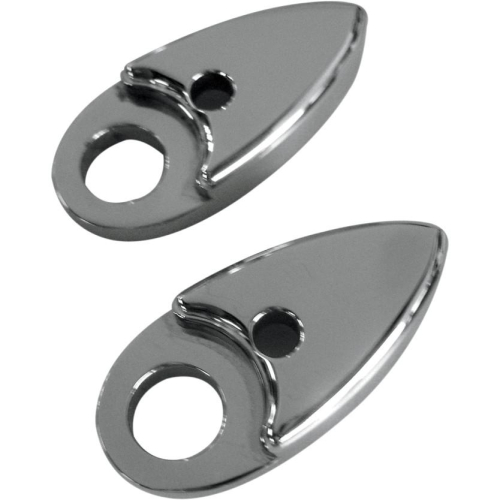 Joker Machine - Joker Machine Adapter Plates for Side Rail-Mount Marker Lights - Chrome - 05-55-2C