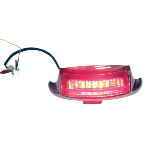 Custom Dynamics - Custom Dynamics Rear Fender Tip Light - Red - GEN-FT-TOUR-R