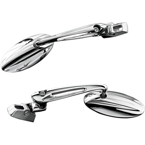 Kuryakyn - Kuryakyn Trident Sportbike Mirrors - Chrome - 1496