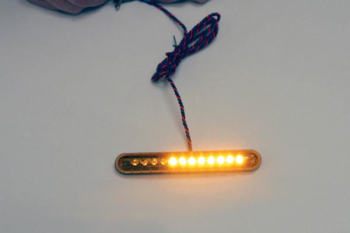 Custom Dynamics - Custom Dynamics Knight Riderz Light Bars - Sequential LED Turn Signal Light Bar - Amber - LB05A