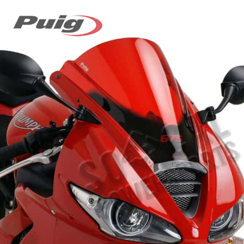 PUIG - PUIG Racing Windscreen - Red - 4939R