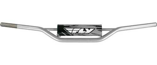 Fly Racing - Fly Racing 1010 Carbon Steel Handlebar - KX/RM Bend - Silver - MOT-124X