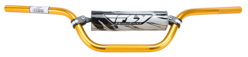 Fly Racing - Fly Racing 6061 T-6 Aluminum Handlebar - ATV Bend - Gold - MOT-155-6X-HAGO