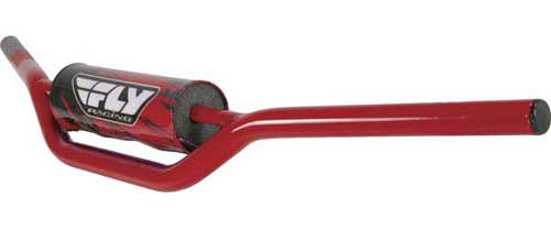 Fly Racing - Fly Racing 1010 Carbon Steel Handlebar - Yamaha Bend - Red - MOT-107X-PC-RD