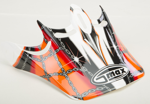 G-Max - G-Max Visor for GM46X Helmet - Red Slice - XS-Sm - G980008