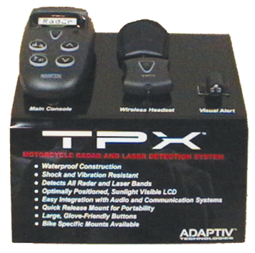 Adaptiv Radar Detector - Adaptiv Radar Detector TPX Motorcycle Radar and Laser Detection System Display - DISPLAY