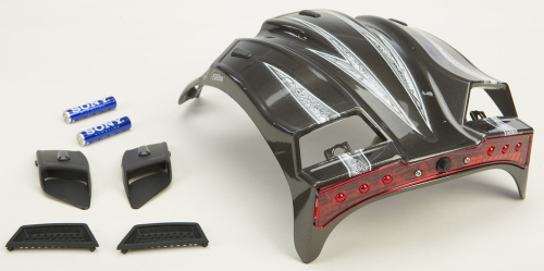 G-Max - G-Max LED Top Vent for GM68 Helmet - Dark Silver Crusader - G999996