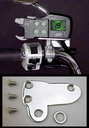 J&M - J&M JMCB-2003 Mounting Bracket Kit for Suzuki Cruisers - Polished - JCB03-HBK04