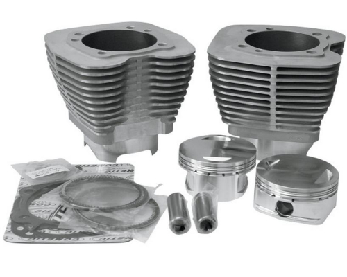 Revolution Performance - Revolution Performance Bolt-On Big Bore Kit (107in. Flat Top) - Bore 3.938in. - 10.5:1 Compression - Silver - 201-120W