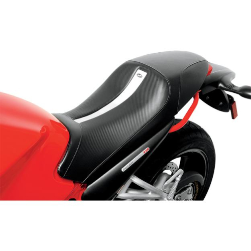 Saddlemen - Saddlemen Gel-Channel Track One-Piece Solo Seat with Rear Cover - 0810-0801