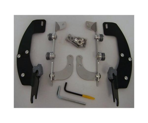 Memphis Shades - Memphis Shades Trigger-Lock Mount Kit for Batwing Fairing - Black - MEM8995