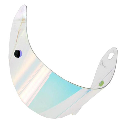 AGV - AGV Anti-Fog Anti-Scratch Race Shield with Tear-Off Posts for Helmets - Iridium Rainbow - KV1A0A2001