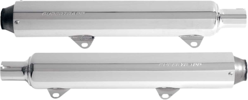 SuperTrapp - SuperTrapp Super Elite Slip-Ons - Chrome - 128-65116