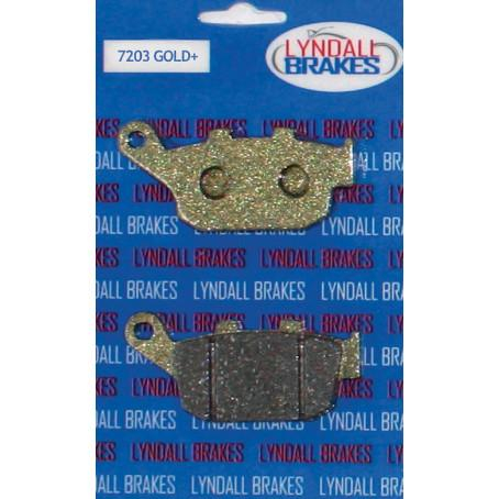 Lyndall Racing Brakes - Lyndall Racing Brakes Gold+ Brake Pads - 7203-GPLUS